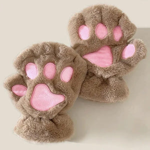 Cute Cat Paw Gloves