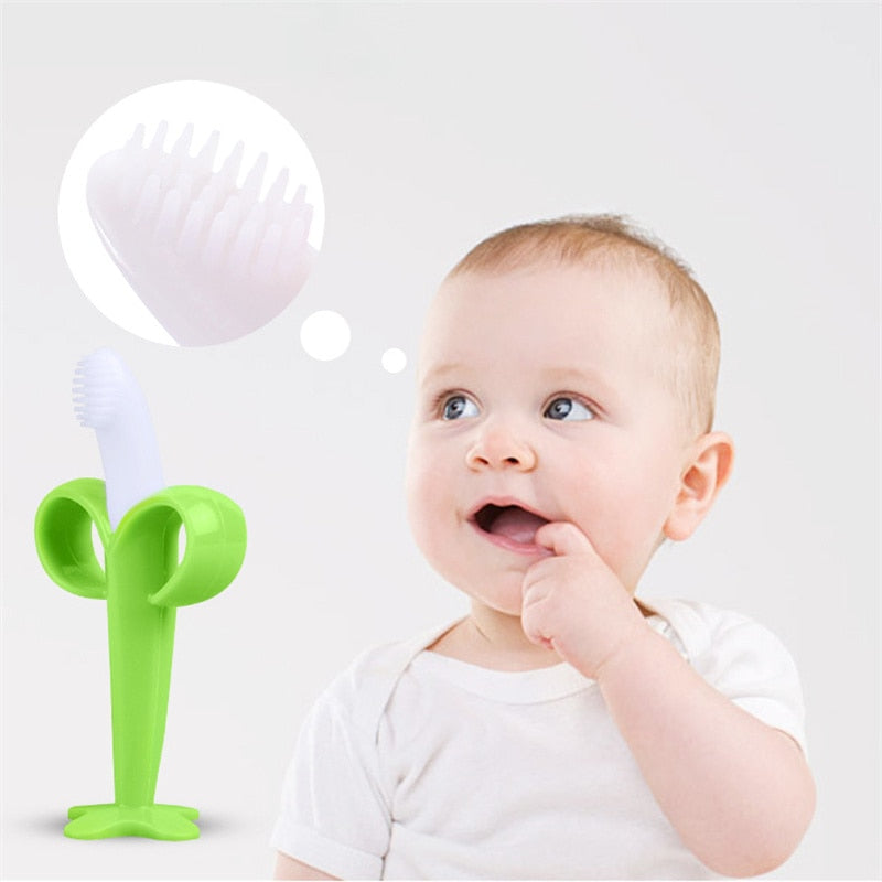 Baby Silicone Training Toothbrush